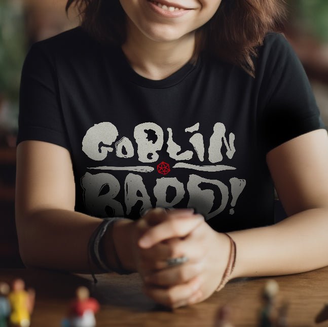 Goblin Bard T-Shirt – Dungeons & Dragons Inspired RPG Apparel - Stealth Check Co