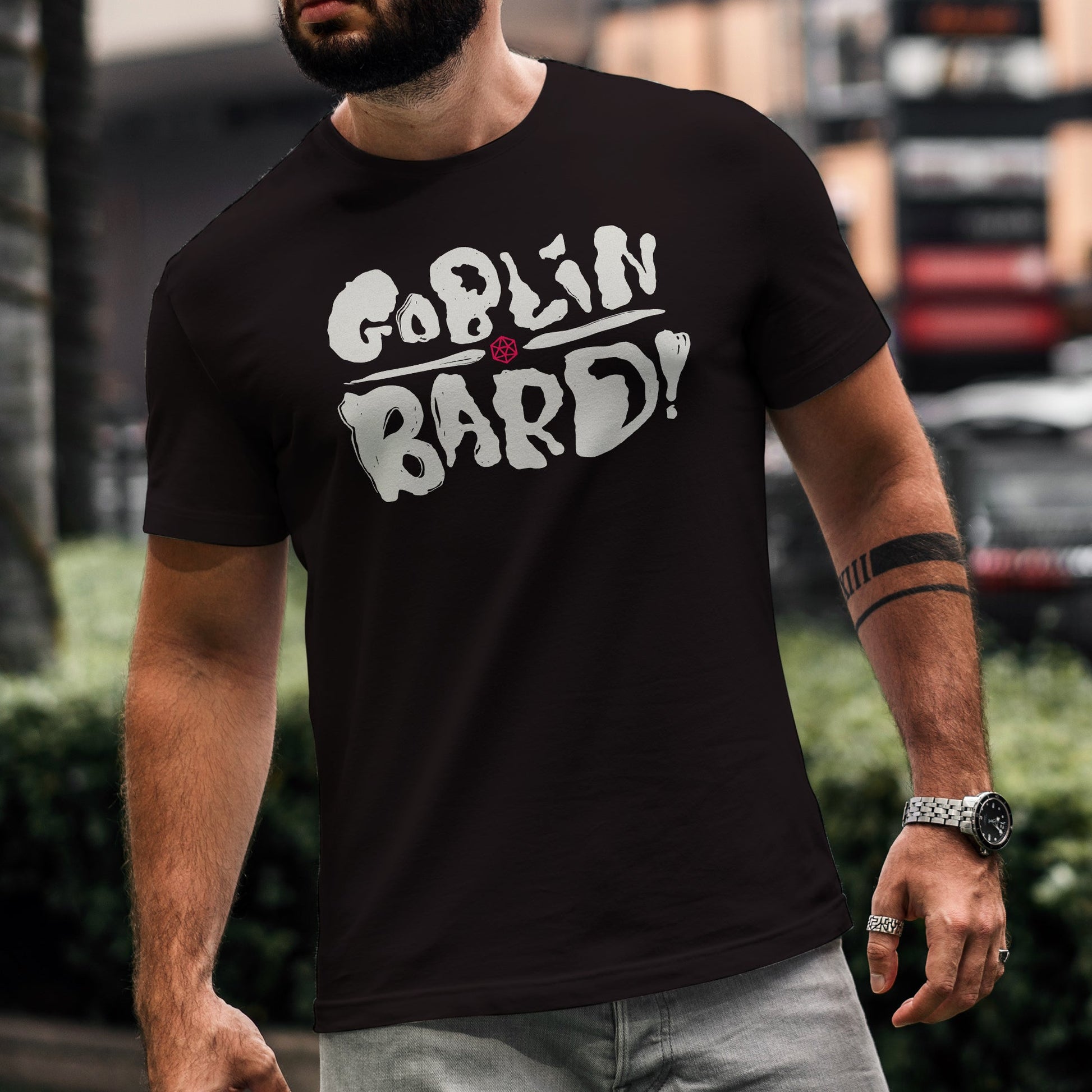 Goblin Bard T-Shirt – Dungeons & Dragons Inspired RPG Apparel - Stealth Check Co