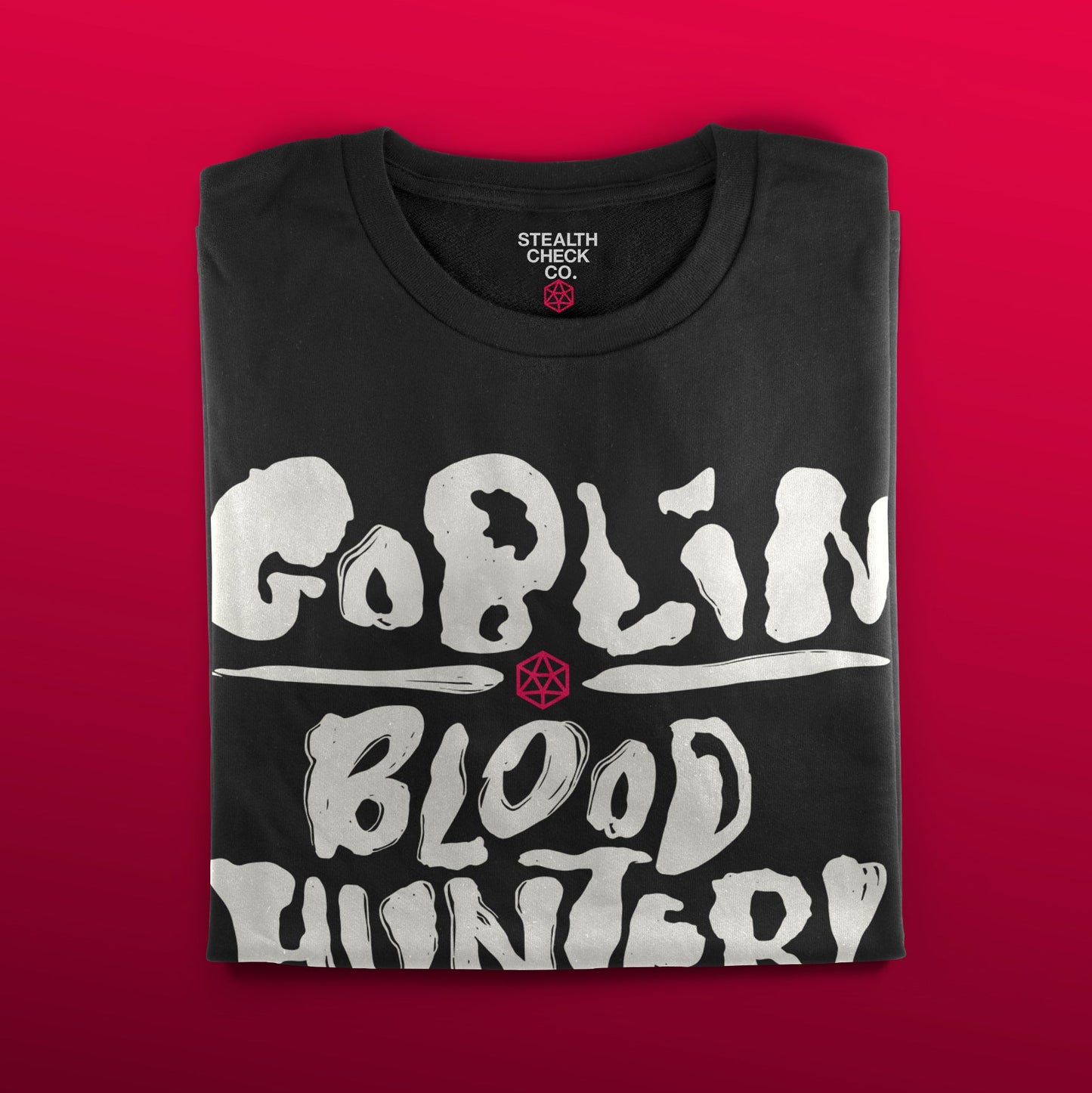 Goblin Blood Hunter T-Shirt – Dungeons & Dragons Inspired RPG Apparel - Stealth Check Co