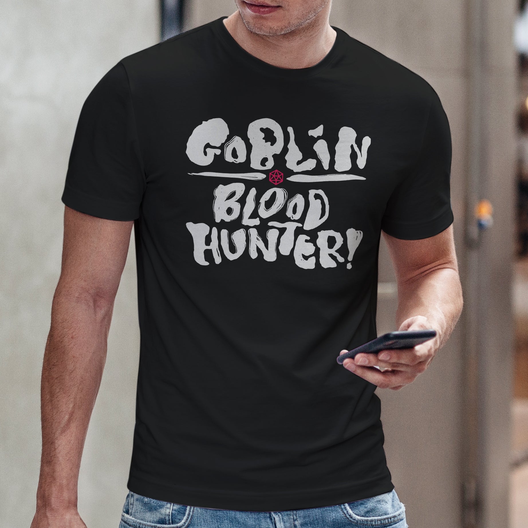 Goblin Blood Hunter T-Shirt – Dungeons & Dragons Inspired RPG Apparel - Stealth Check Co