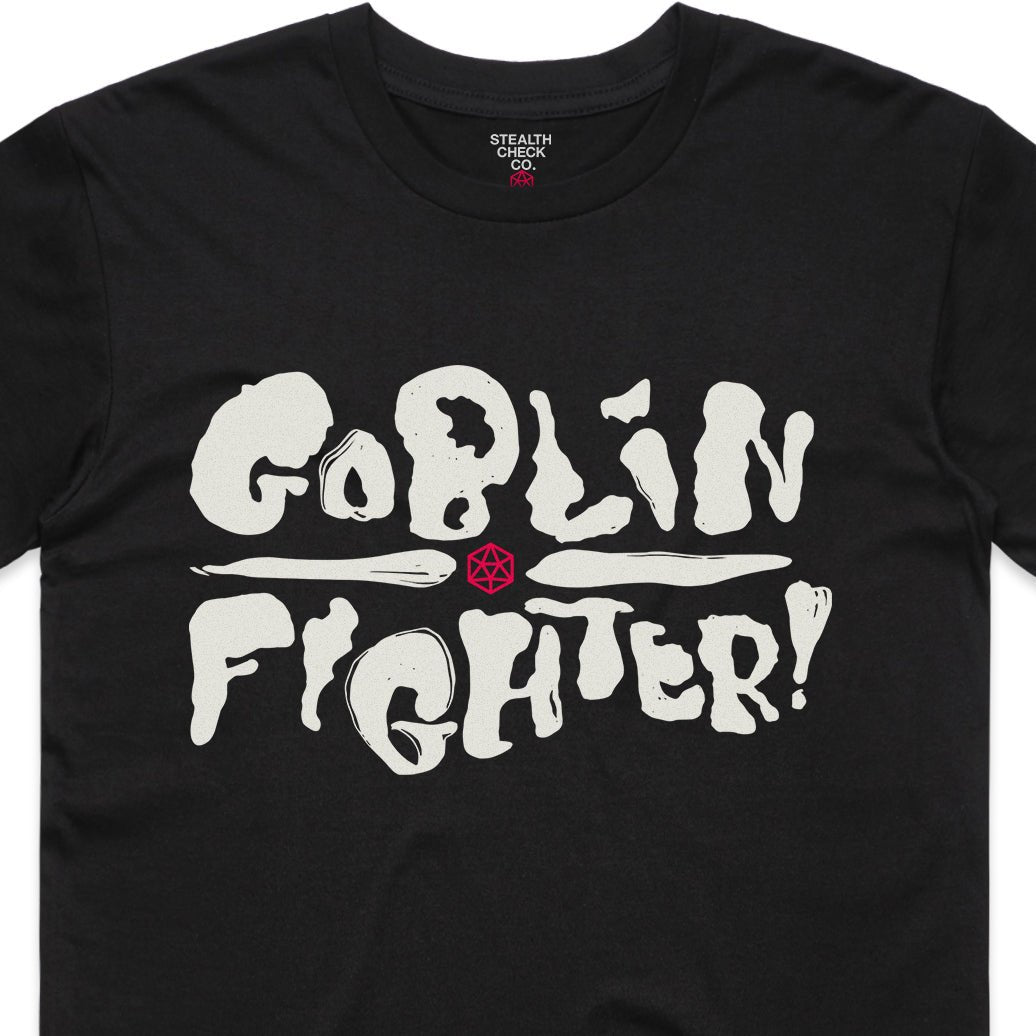 Goblin Fighter T-Shirt – Dungeons & Dragons Inspired RPG Apparel - Stealth Check Co