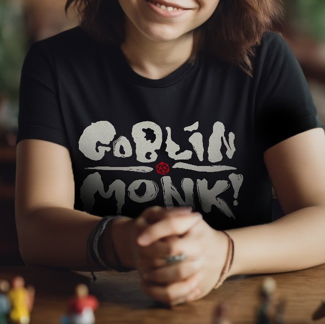 Goblin Monk T-Shirt – Dungeons & Dragons Inspired RPG Apparel - Stealth Check Co