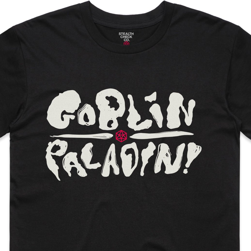 Goblin Paladin T-Shirt – Dungeons & Dragons Inspired RPG Apparel - Stealth Check Co