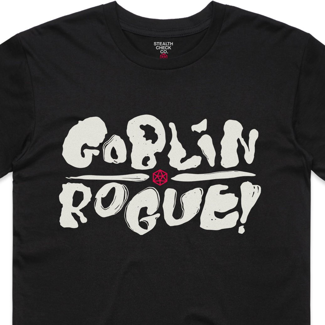 Goblin Rogue T-Shirt – Dungeons & Dragons Inspired RPG Apparel - Stealth Check Co