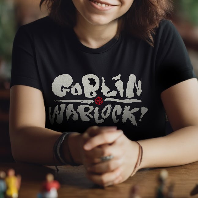 Goblin Warlock T-Shirt – Dungeons & Dragons Inspired RPG Apparel - Stealth Check Co