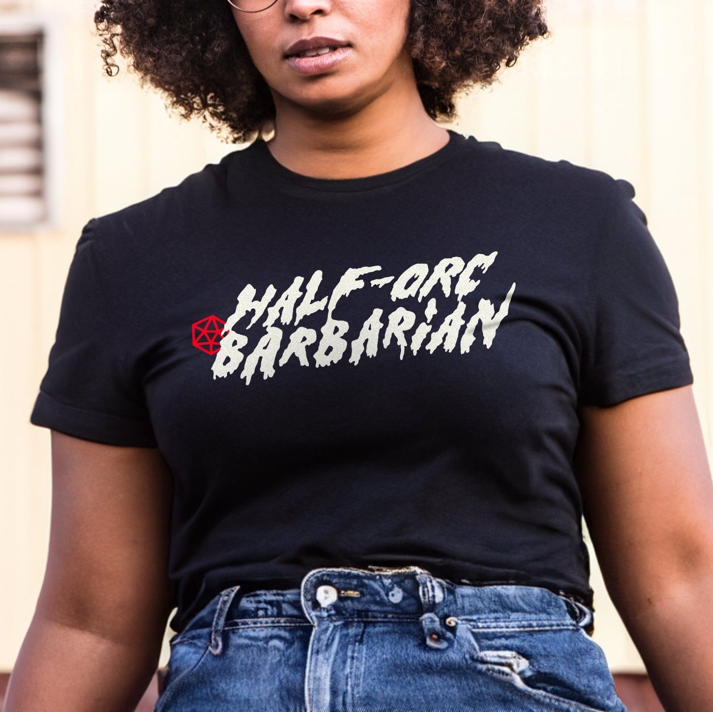 Half-Orc Barbarian T-Shirt - Dungeons & Dragons Inspired RPG Apparel - Stealth Check Co