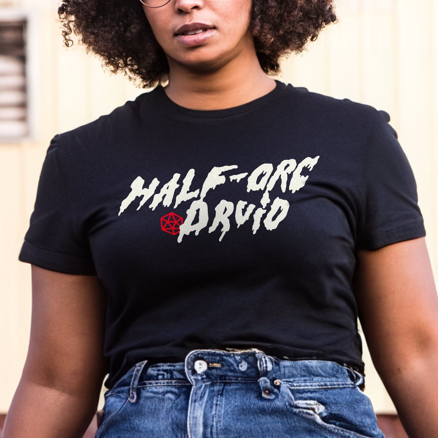 Half-Orc Druid T-Shirt - Dungeons & Dragons Inspired RPG Apparel - Stealth Check Co