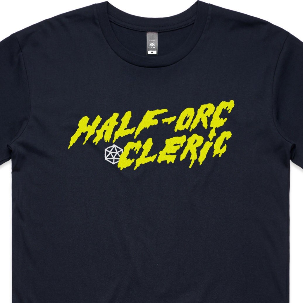 Half-Orc Druid T-Shirt - Dungeons & Dragons Inspired RPG Apparel - Stealth Check Co