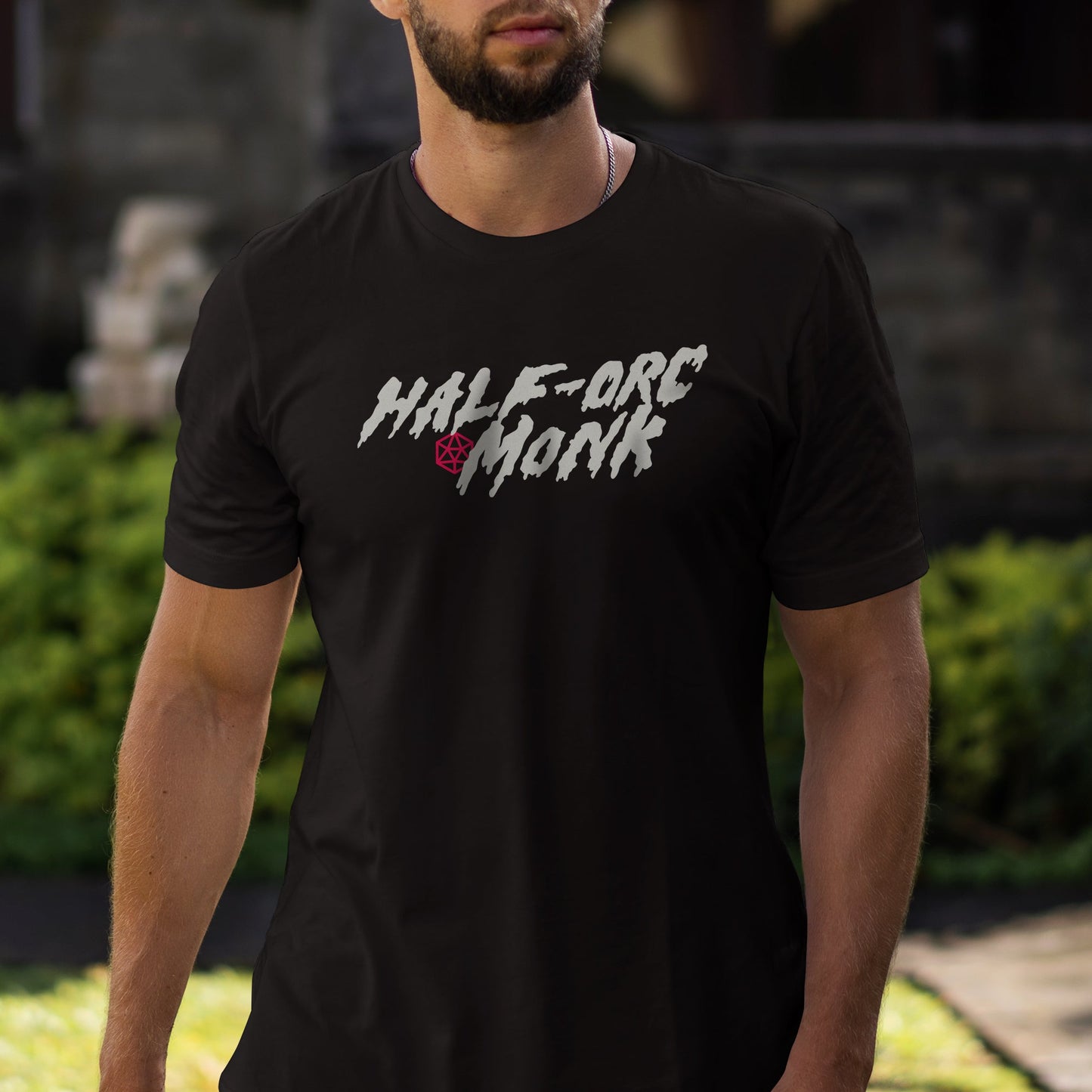 Half-Orc Monk T-Shirt - Dungeons & Dragons Inspired RPG Apparel - Stealth Check Co