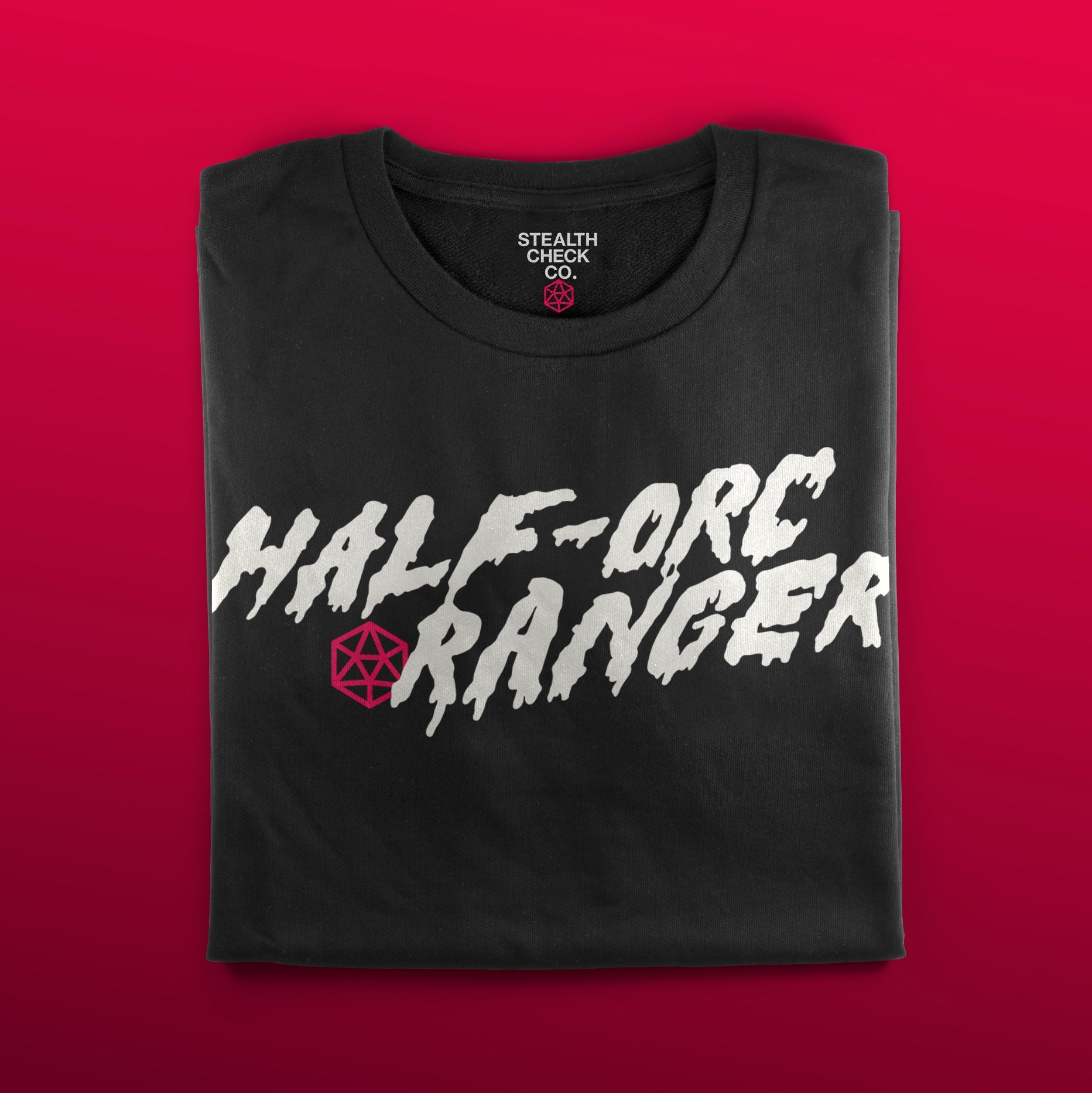 Half-Orc Ranger T-Shirt - Dungeons & Dragons Inspired RPG Apparel - Stealth Check Co