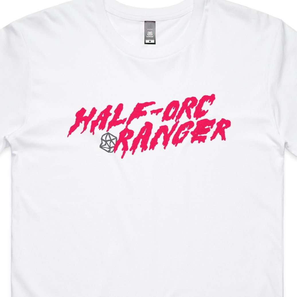 Half-Orc Ranger T-Shirt - Dungeons & Dragons Inspired RPG Apparel - Stealth Check Co