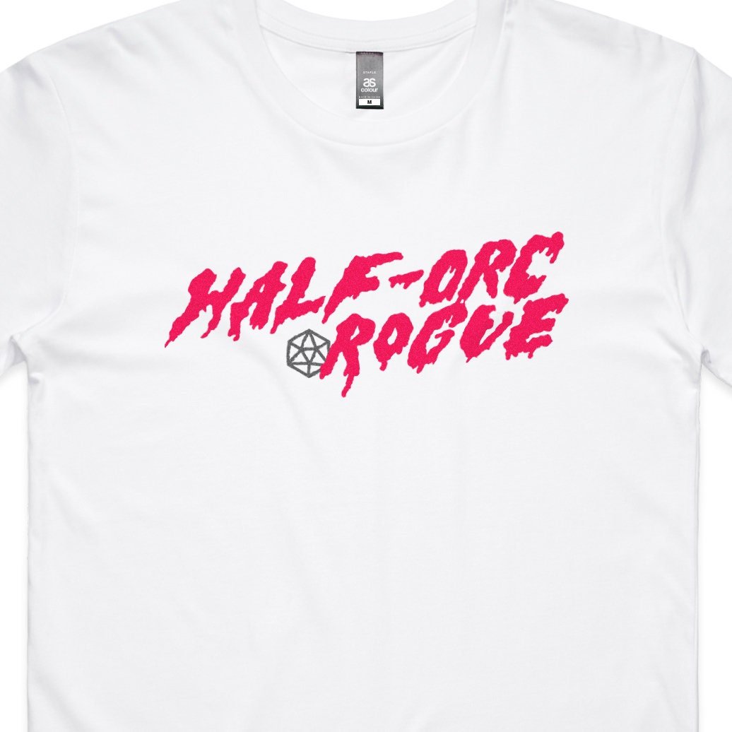 Half-Orc Rogue T-Shirt - Dungeons & Dragons Inspired RPG Apparel - Stealth Check Co