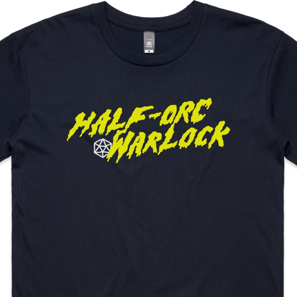 Half-Orc Warlock T-Shirt - Dungeons & Dragons Inspired RPG Apparel - Stealth Check Co