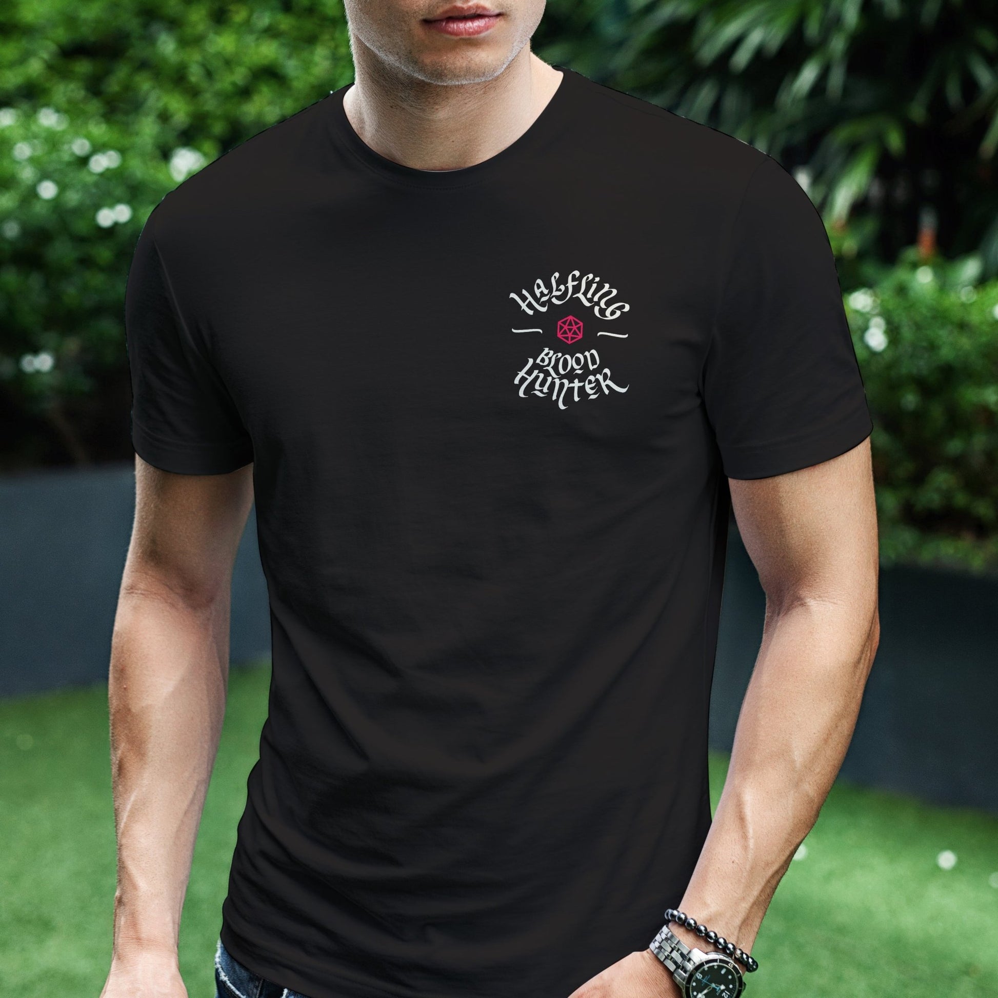 Halfling Blood Hunter T-Shirt – Dungeons & Dragons Inspired RPG Apparel - Stealth Check Co