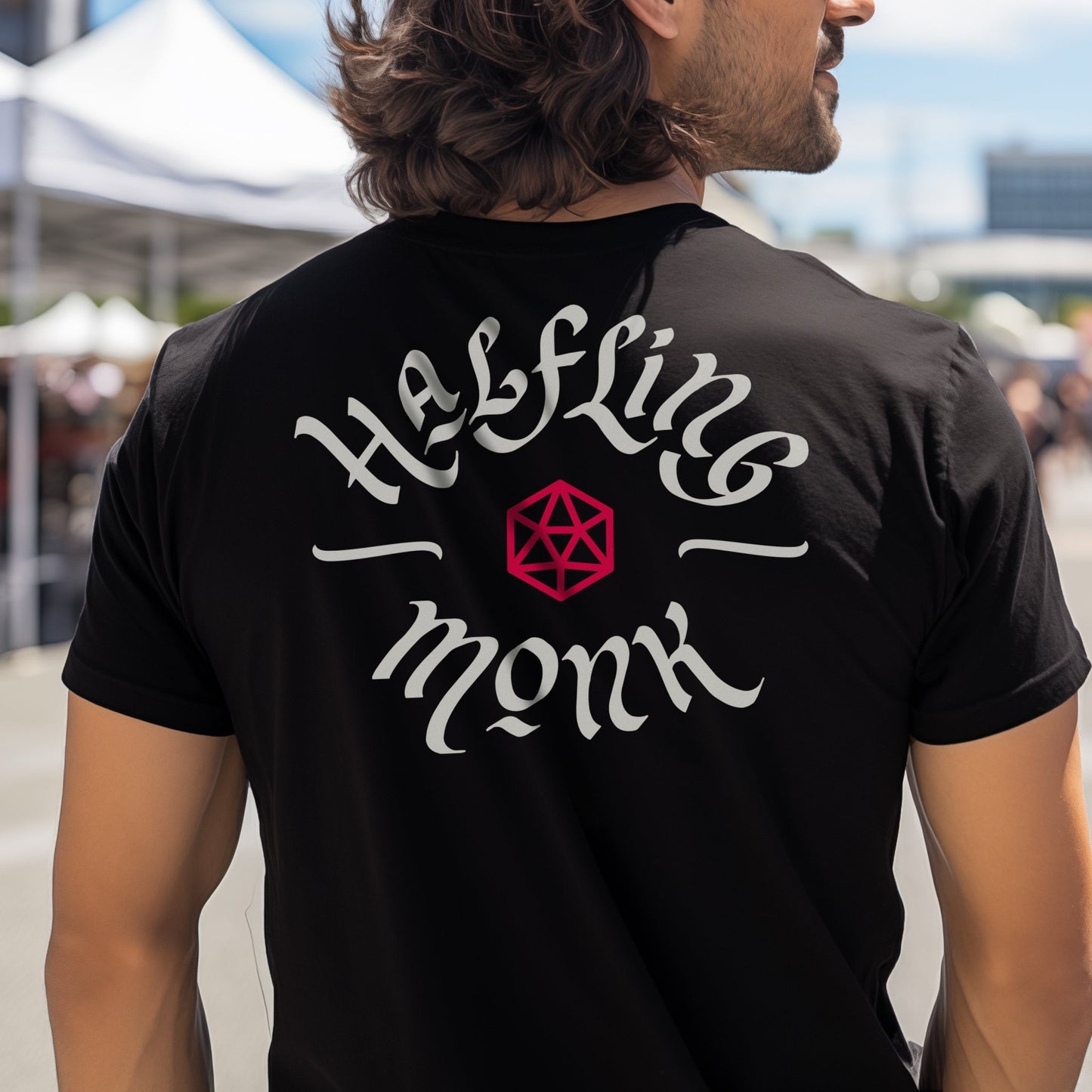 Halfling Monk T-Shirt – Dungeons & Dragons Inspired RPG Apparel - Stealth Check Co