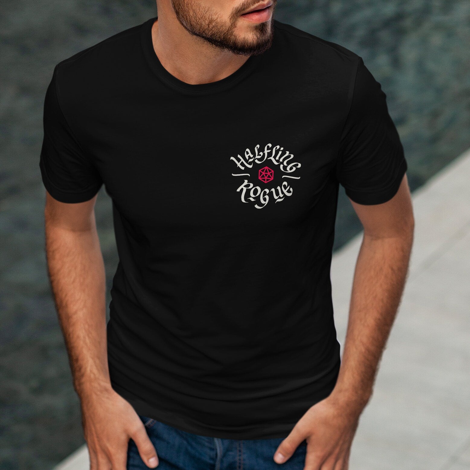 Halfling Rogue T-Shirt – Dungeons & Dragons Inspired RPG Apparel - Stealth Check Co