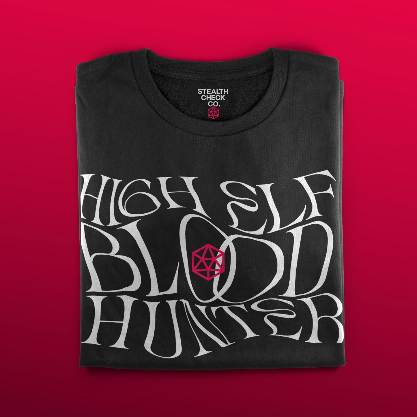 High Elf Blood Hunter T-Shirt – Dungeons & Dragons Inspired RPG Apparel - Stealth Check Co