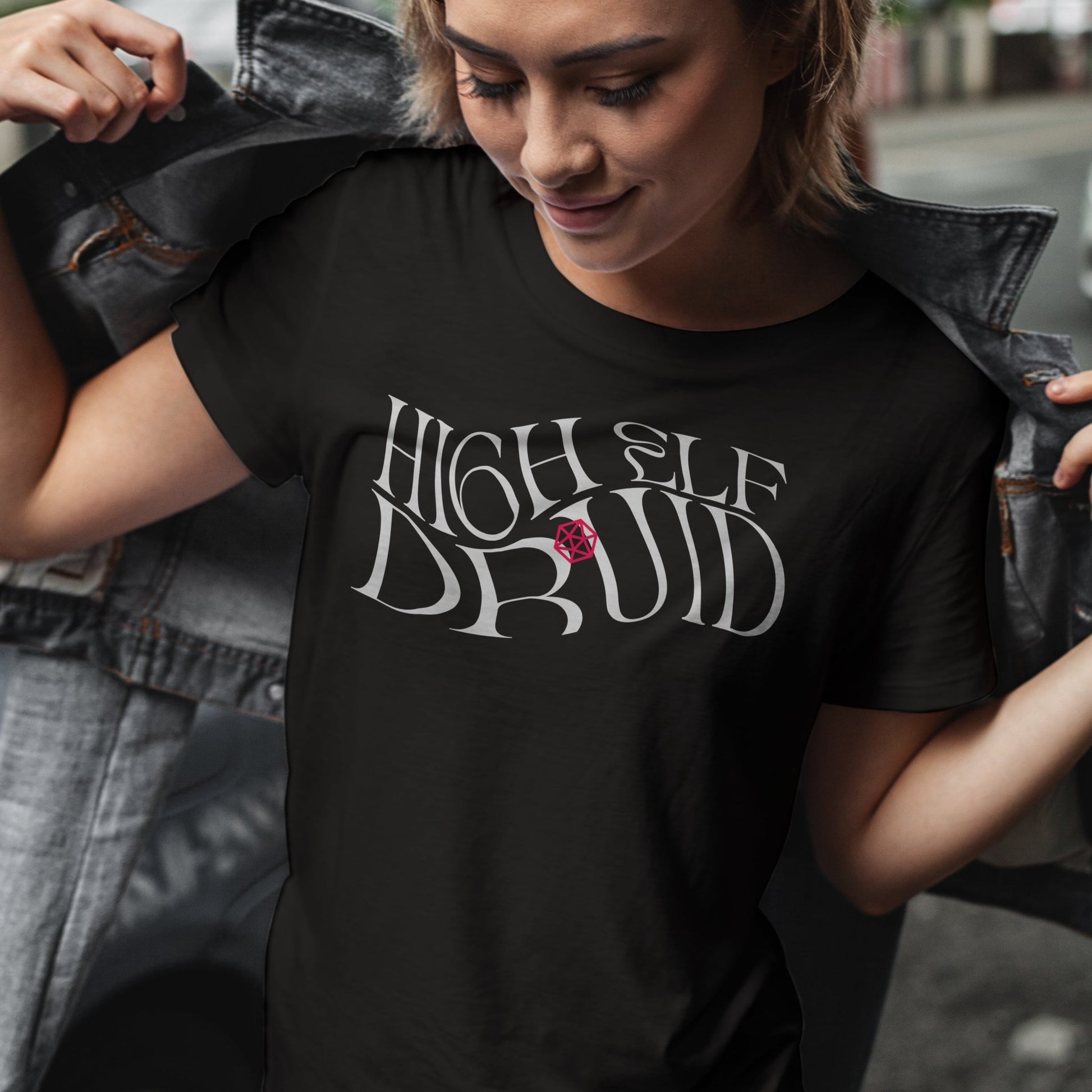 High Elf Druid T-Shirt – Dungeons & Dragons Inspired RPG Apparel - Stealth Check Co